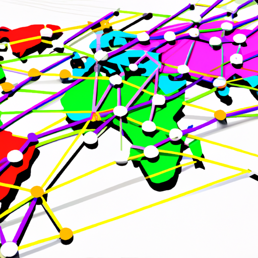 5. תמונה של מפה אינטראקטיבית גלובלית המייצגת הזדמנויות נטוורקינג בינלאומיות